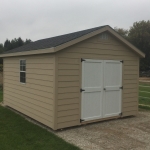 Whitewater WI 12x16 Gable with gable soffits